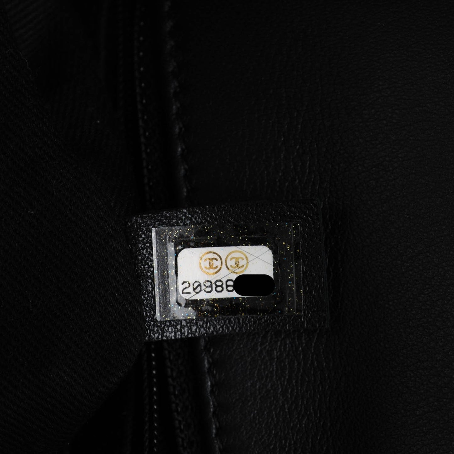 Patent Quilted Small Coco Shine Flap Black
