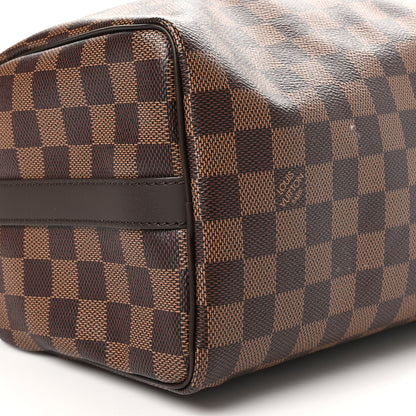 Louis Vuitton Damier Ebene Speedy Bandouliere 25 8 of 10