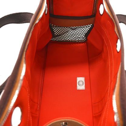 Hermes Polyamide Cotton Carrying Dog Bag Fauve Feu 5 of 8