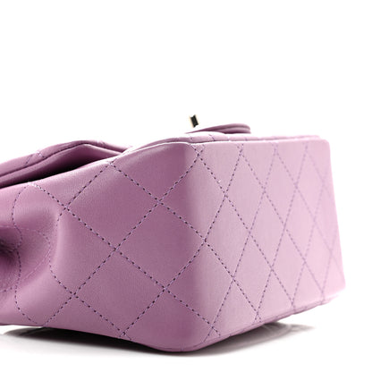 Chanel Lambskin Quilted Mini Square Flap Purple 9 of 12