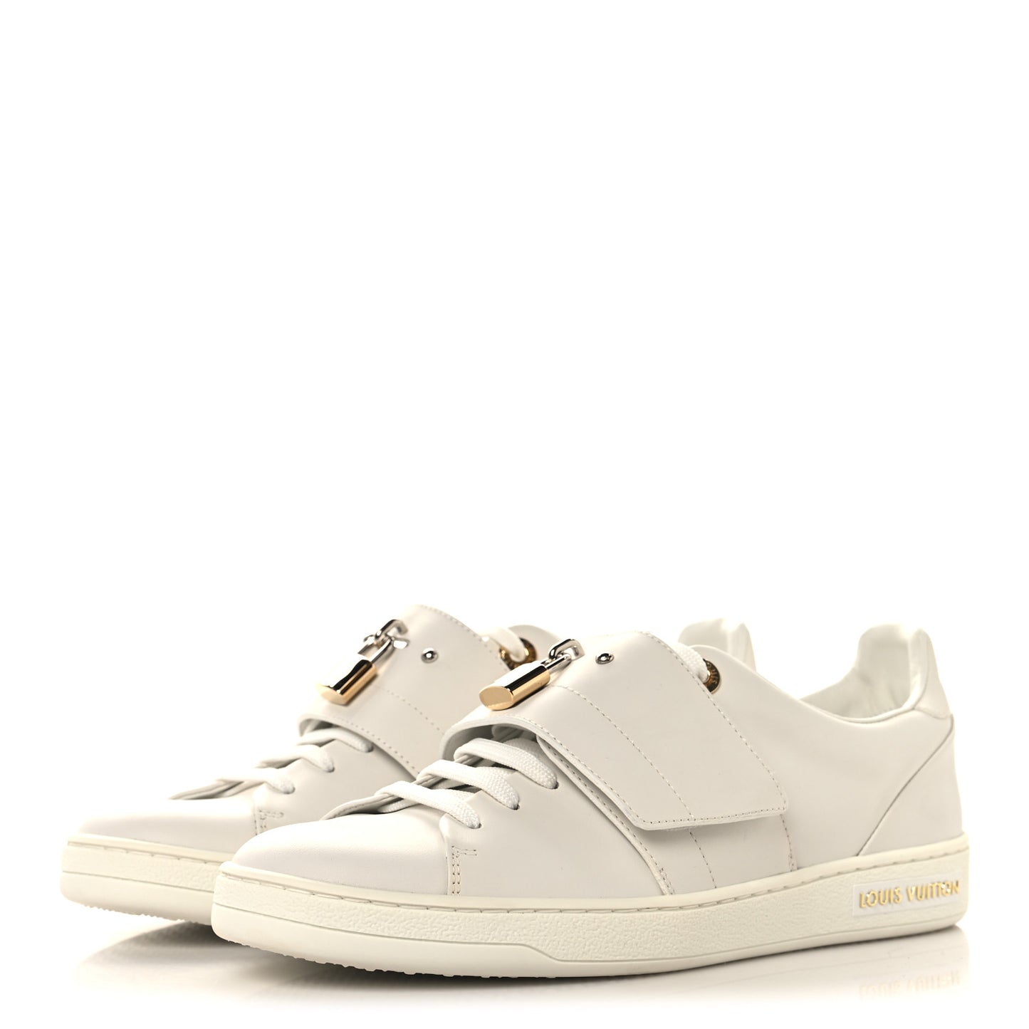 Calfskin Front Row Sneaker 36.5 White