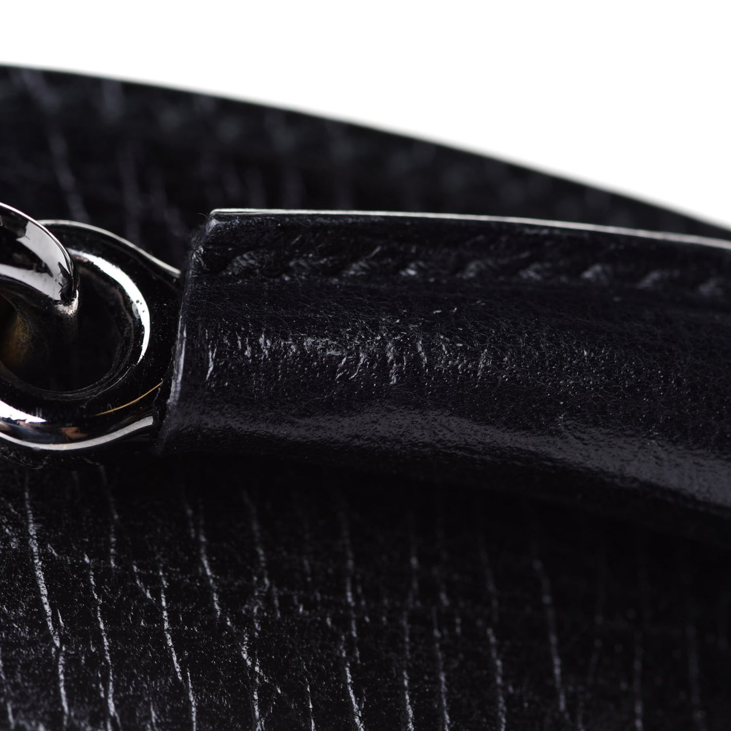 Monogram Medium Horsebit Chain Hobo Black