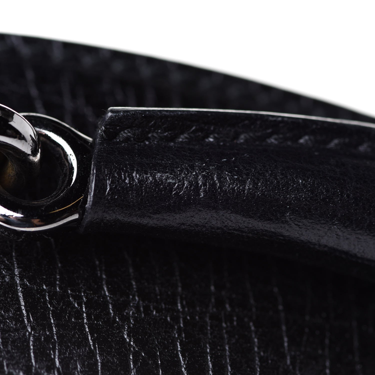 Gucci Monogram Medium Horsebit Chain Hobo Black 12 of 13