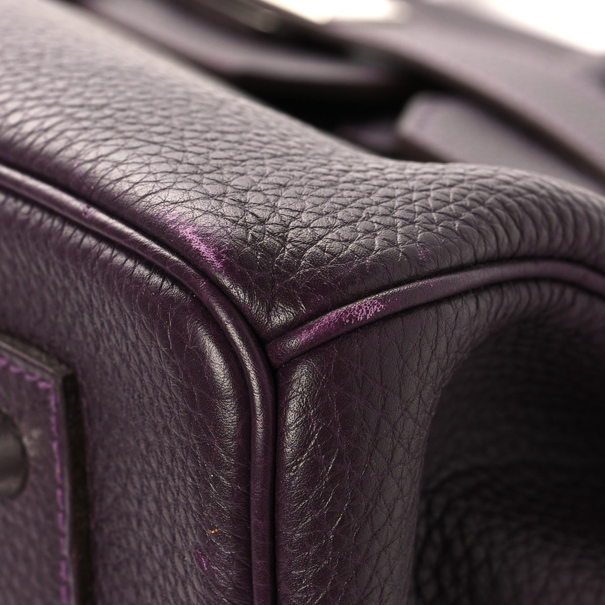 Hermes Togo JPG Shoulder Birkin II 42 Cassis 10 of 13