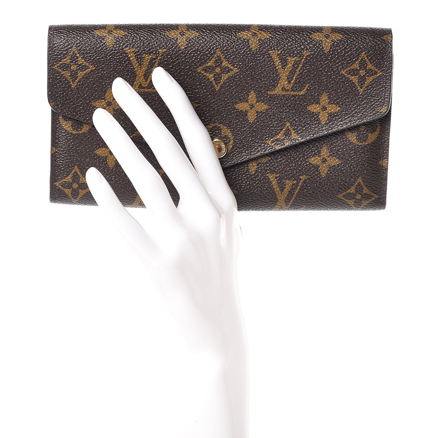 Louis Vuitton Monogram Sarah Wallet NM 2 of 9
