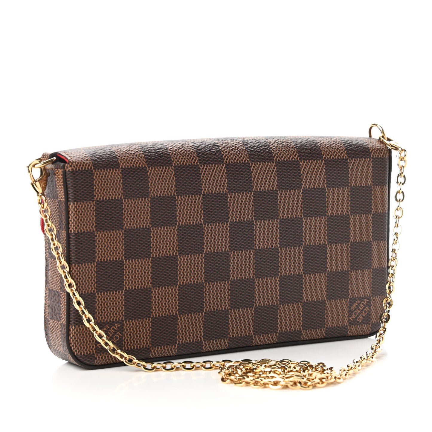 Damier Ebene Pochette Felicie Chain Wallet