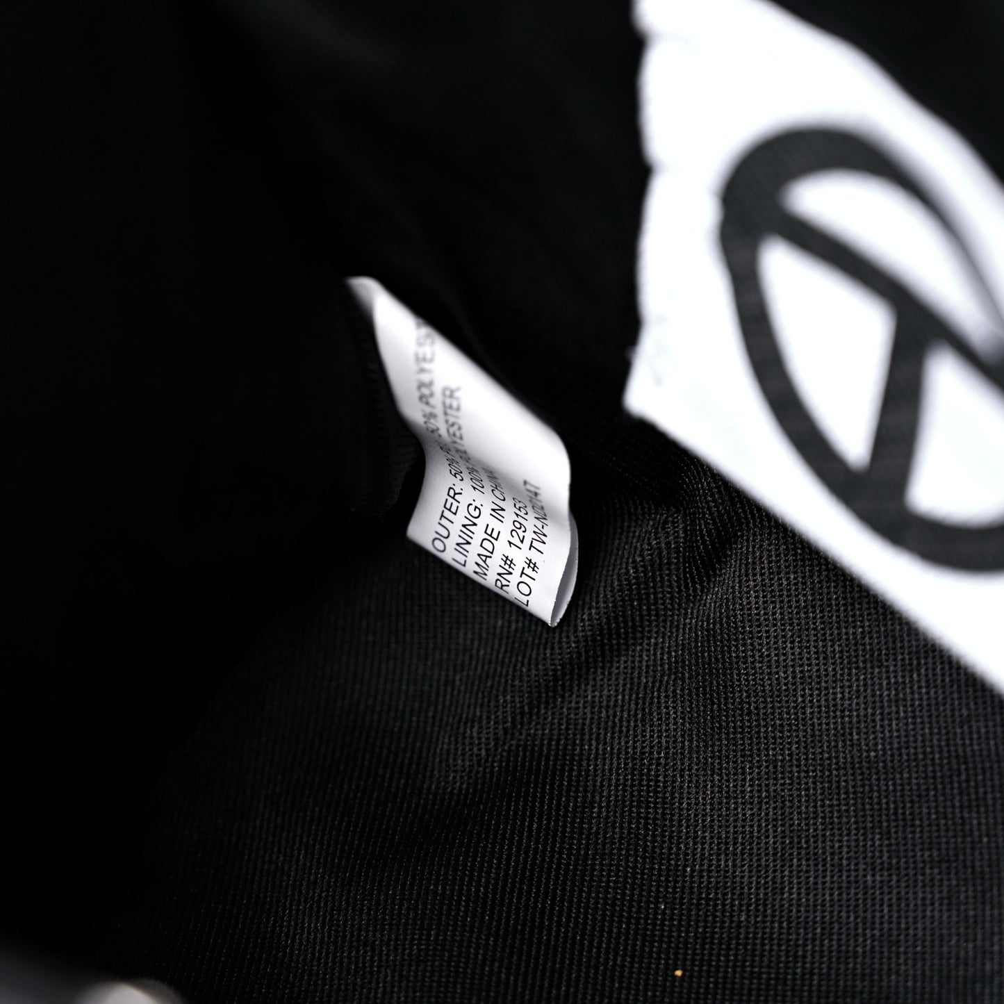 Vegan Leather Small Shopping Bag Black