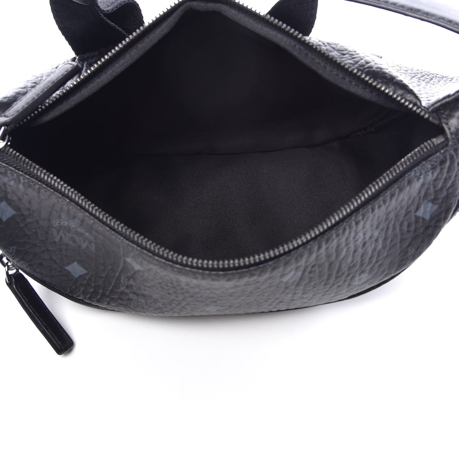 MCM Visetos Stark Belt Bag Black 6 of 9