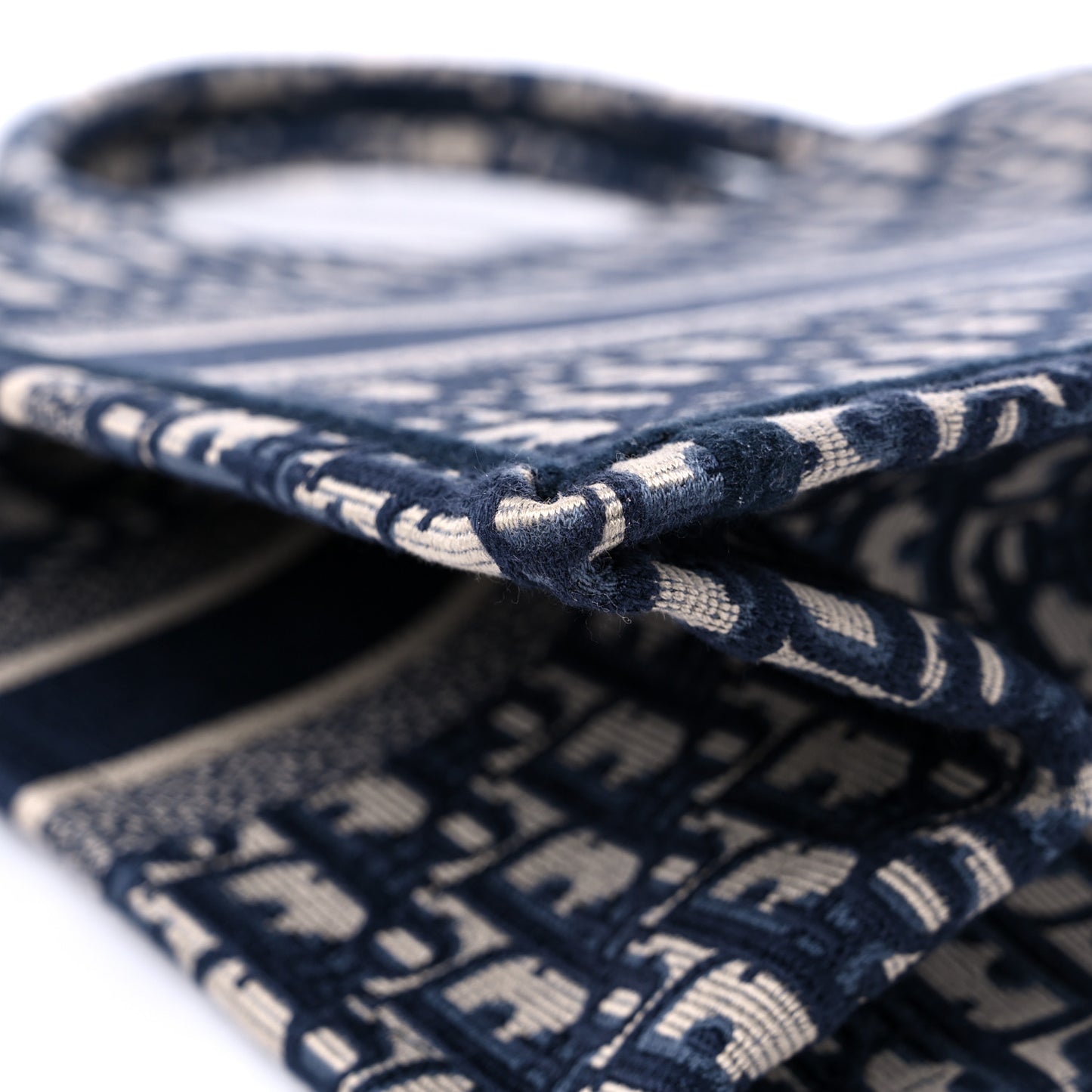 Oblique Medium Book Tote Blue Multicolor