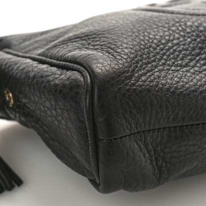 Gucci Pebbled Calfskin Soho Cosmetic Case Black 8 of 9