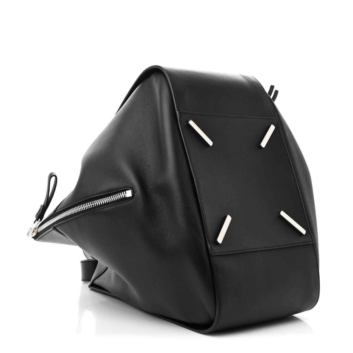 Loewe Calfskin Medium Hammock Shoulder Bag Black 4 of 11