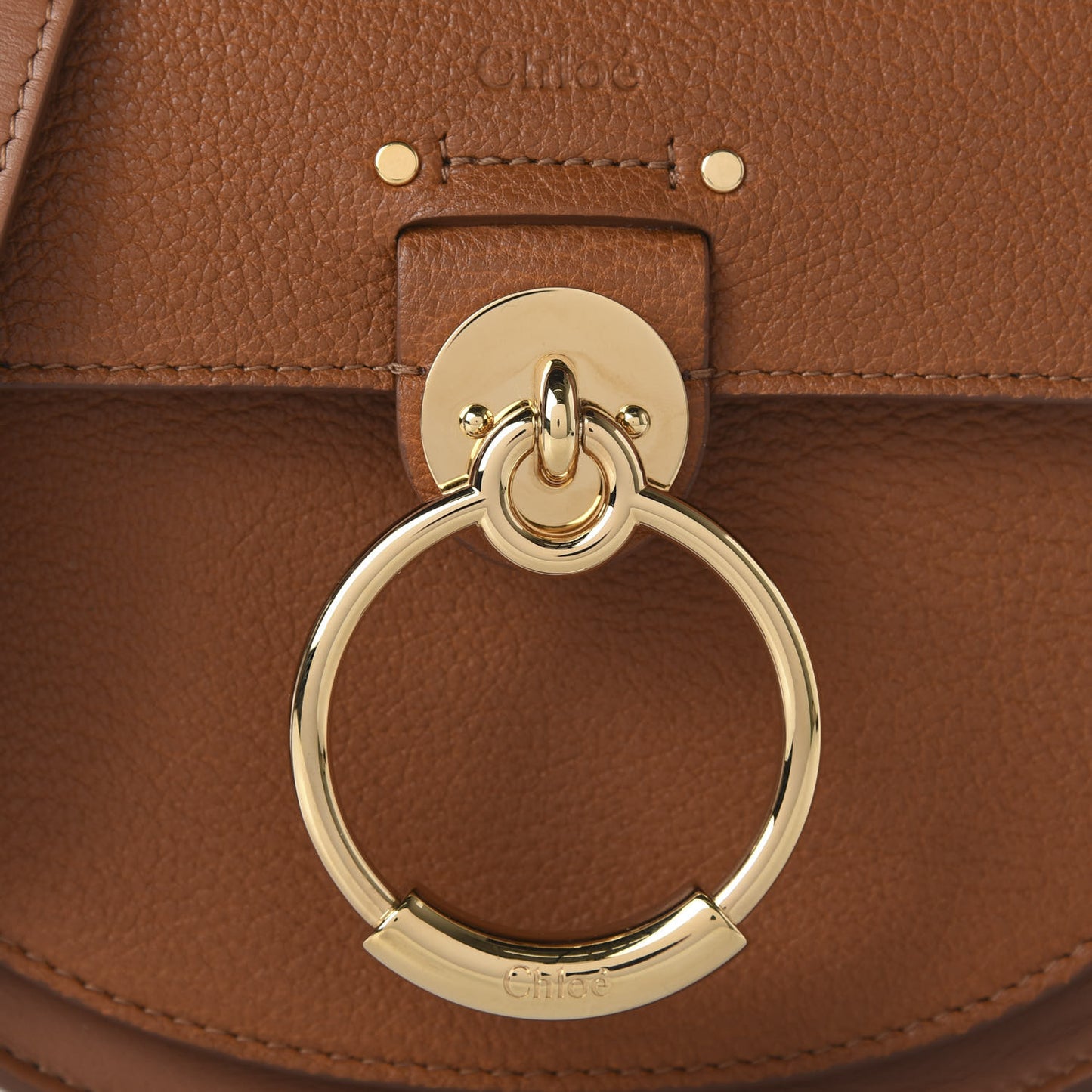 Calfskin Small Tess Bag Caramel