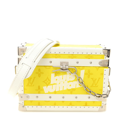Louis Vuitton Vintage Monogram Everyday LV Clutch Trunk Jaune 1 of 9