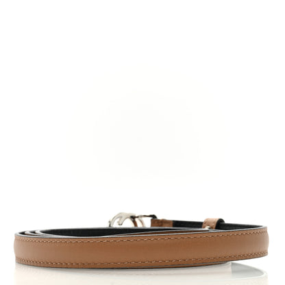 Gucci Moon Calfskin Nickel Interlocking G 20mm Belt 105 42 Camelia 2 of 4