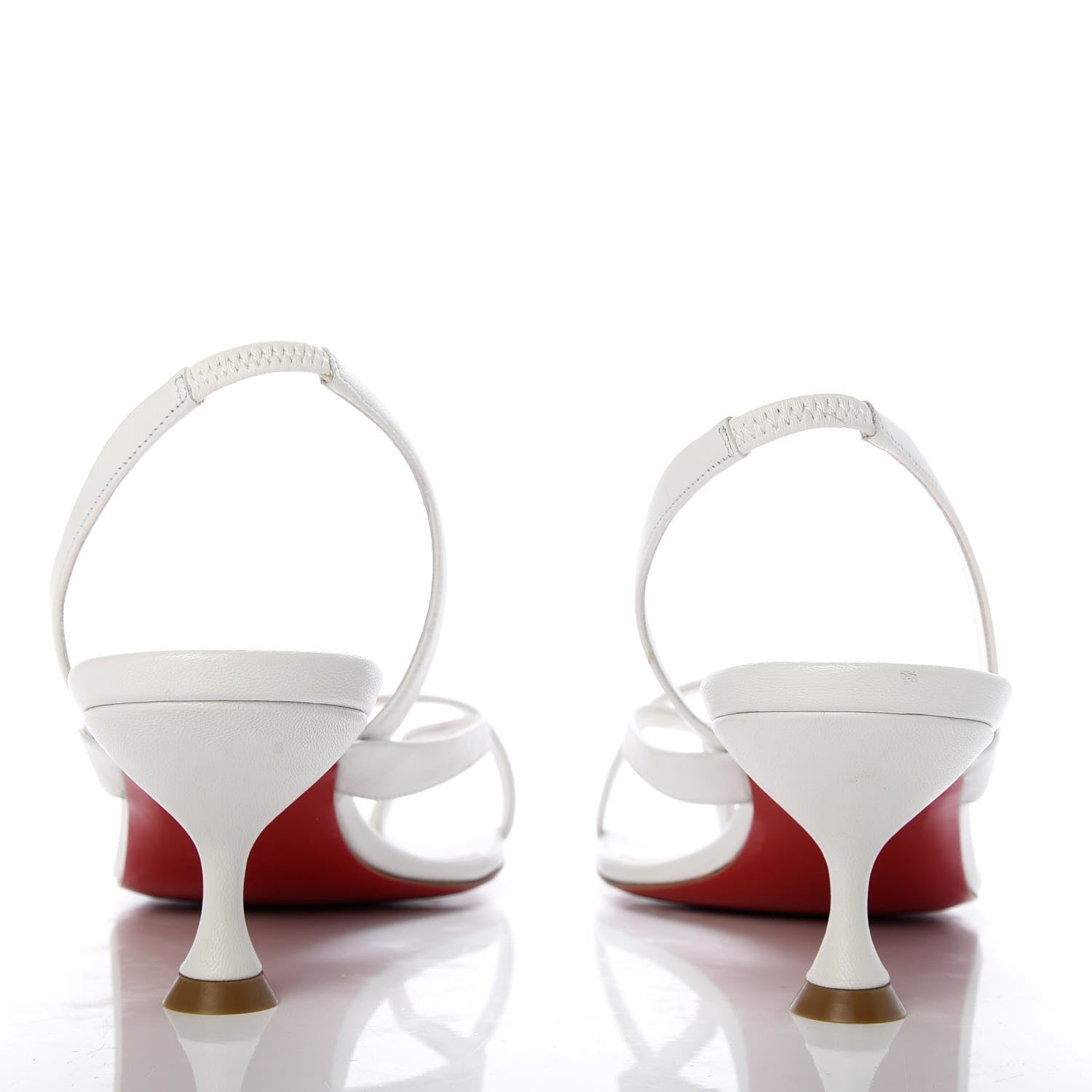 Christian Louboutin Kid Taralita 55 Thong Sandals 40.5 White 6 of 9