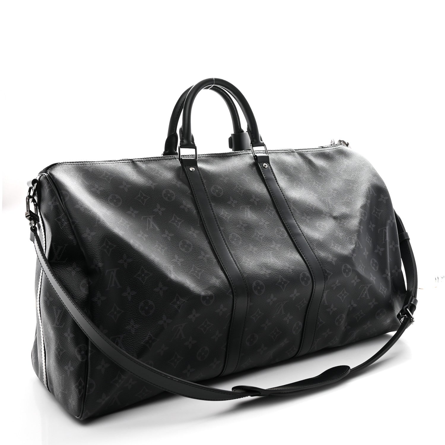 Louis Vuitton Monogram Eclipse Keepall Bandouliere 55 2 of 8