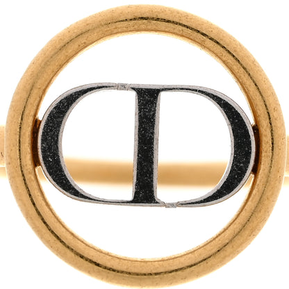 Christian Dior Metal Montaigne 30 Ring Silver Gold 6 of 6