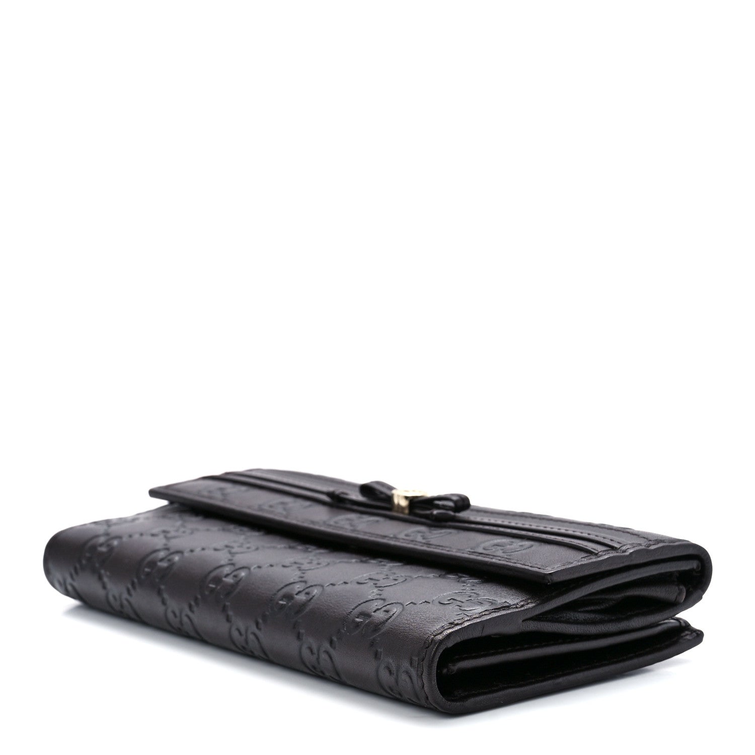 Gucci Guccissima Mayfair Continental Wallet Dark Brown 9 of 11