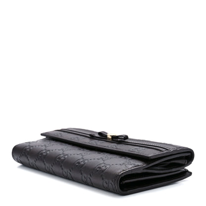 Gucci Guccissima Mayfair Continental Wallet Dark Brown 9 of 11