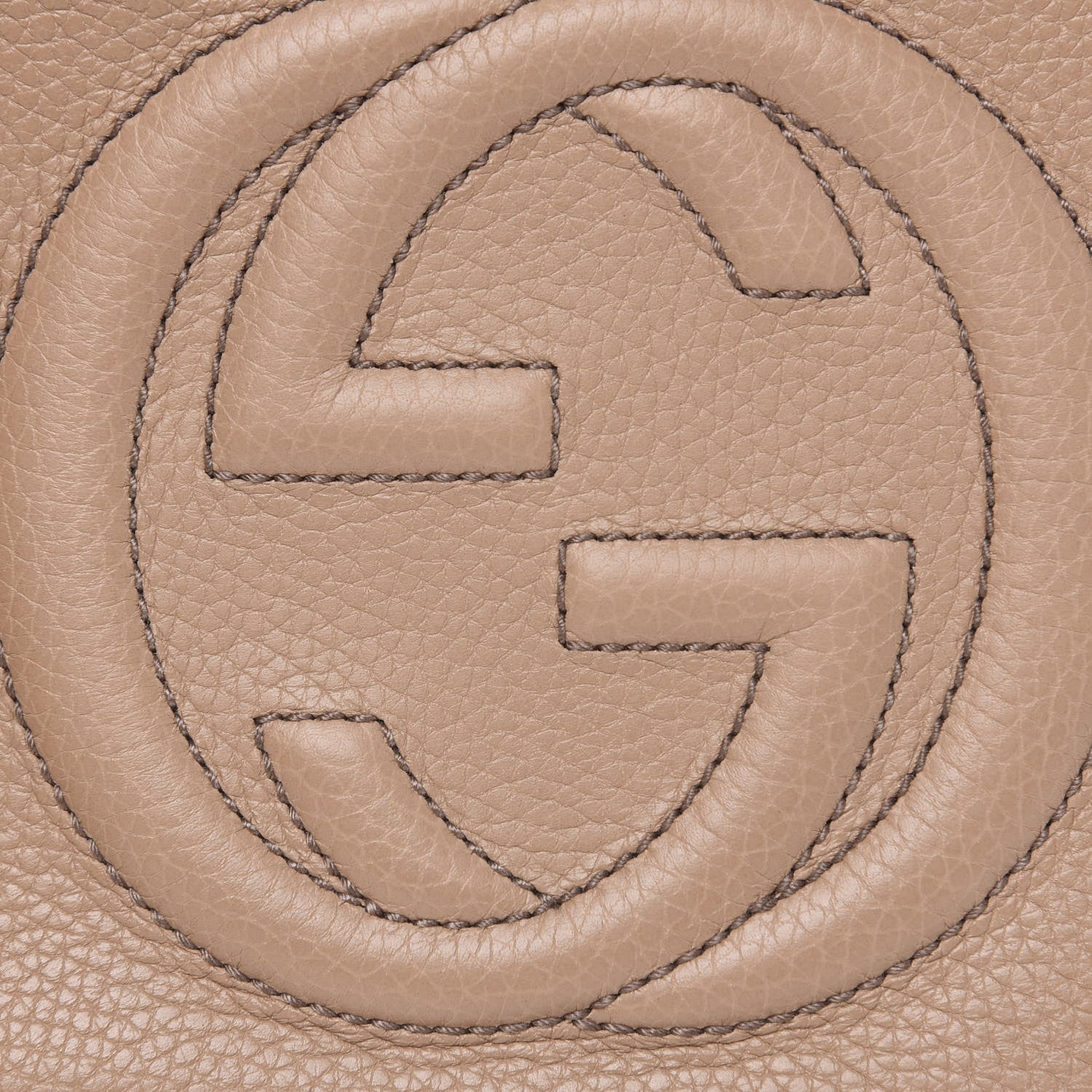 Gucci Pebbled Calfskin Small Soho Disco Bag Rose Beige 8 of 11
