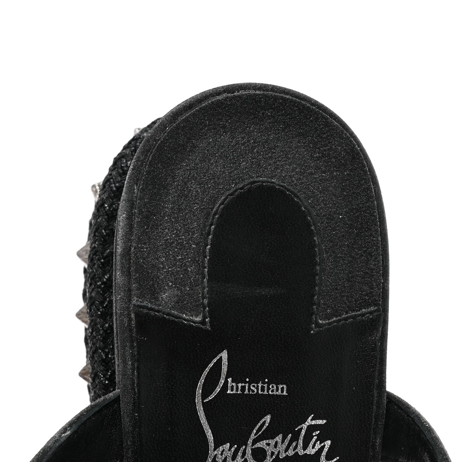 Christian Louboutin Nappa Mica Pyraclou 60 Platform Sandals 37 Version Black 11 of 14