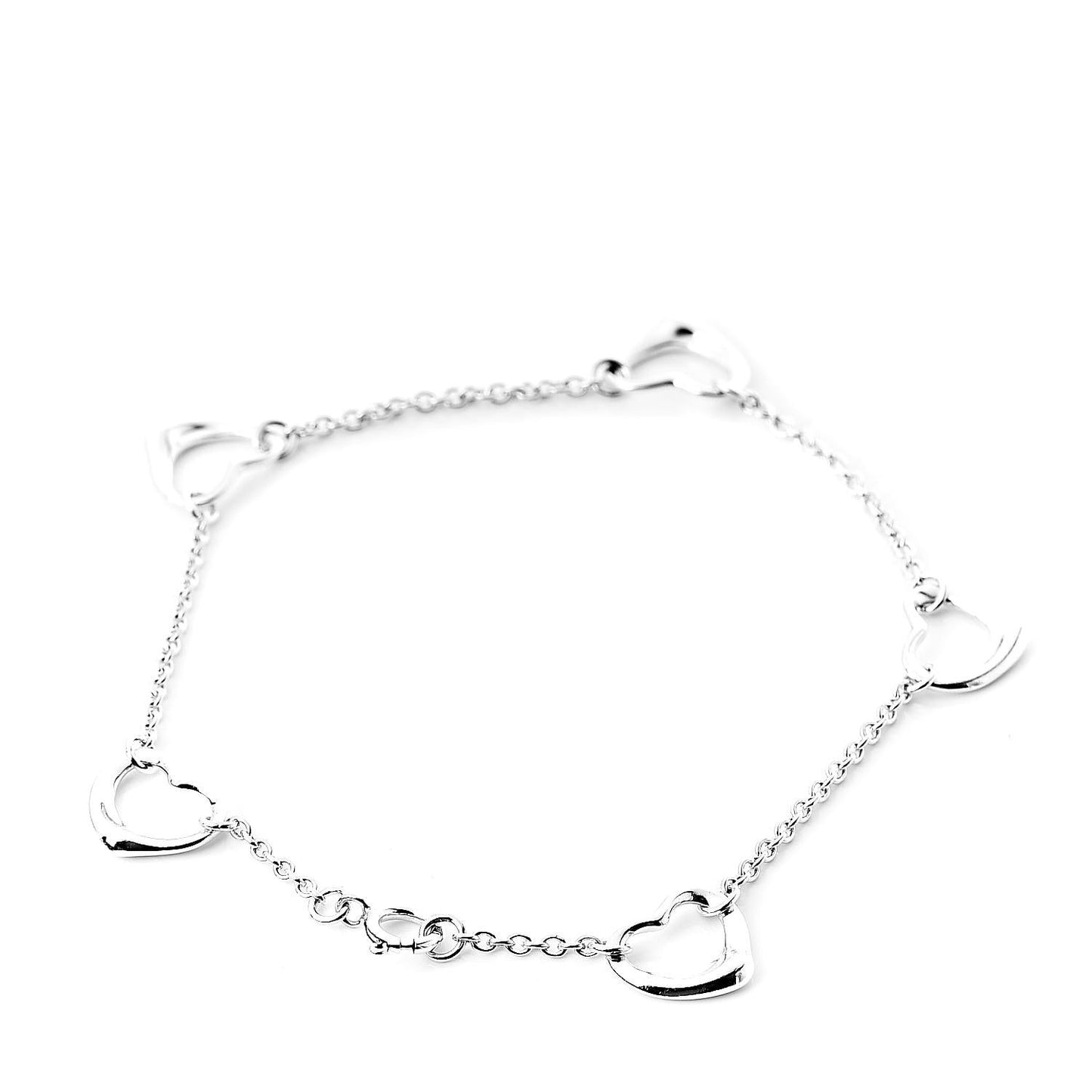 Sterling Silver Elsa Peretti Open Heart Bracelet