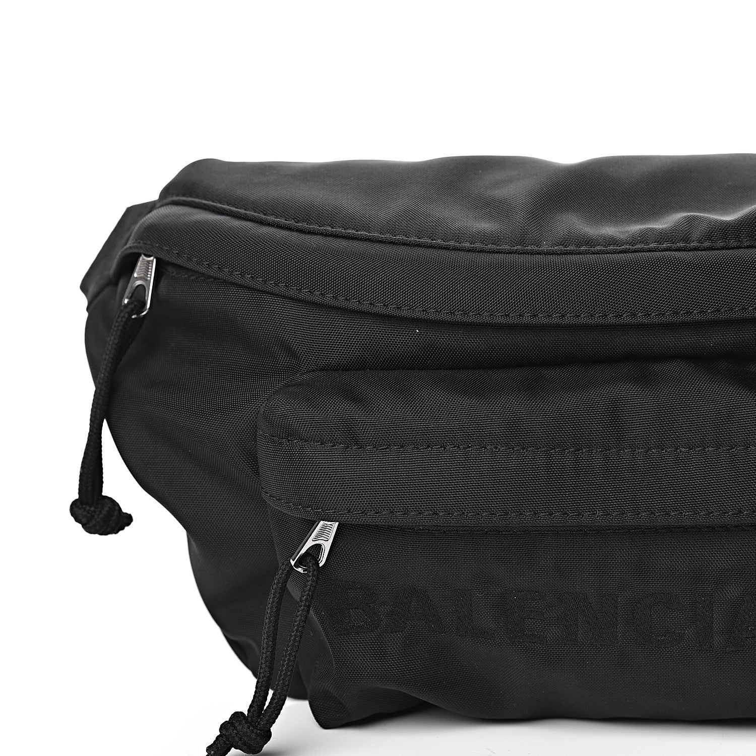 Balenciaga Textured Sport Nylon Logo Embroidered Wheel Beltpack