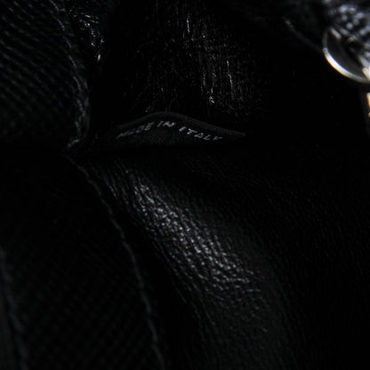Prada Saffiano Cuir Small Twin Tote Nero Black 7 of 7
