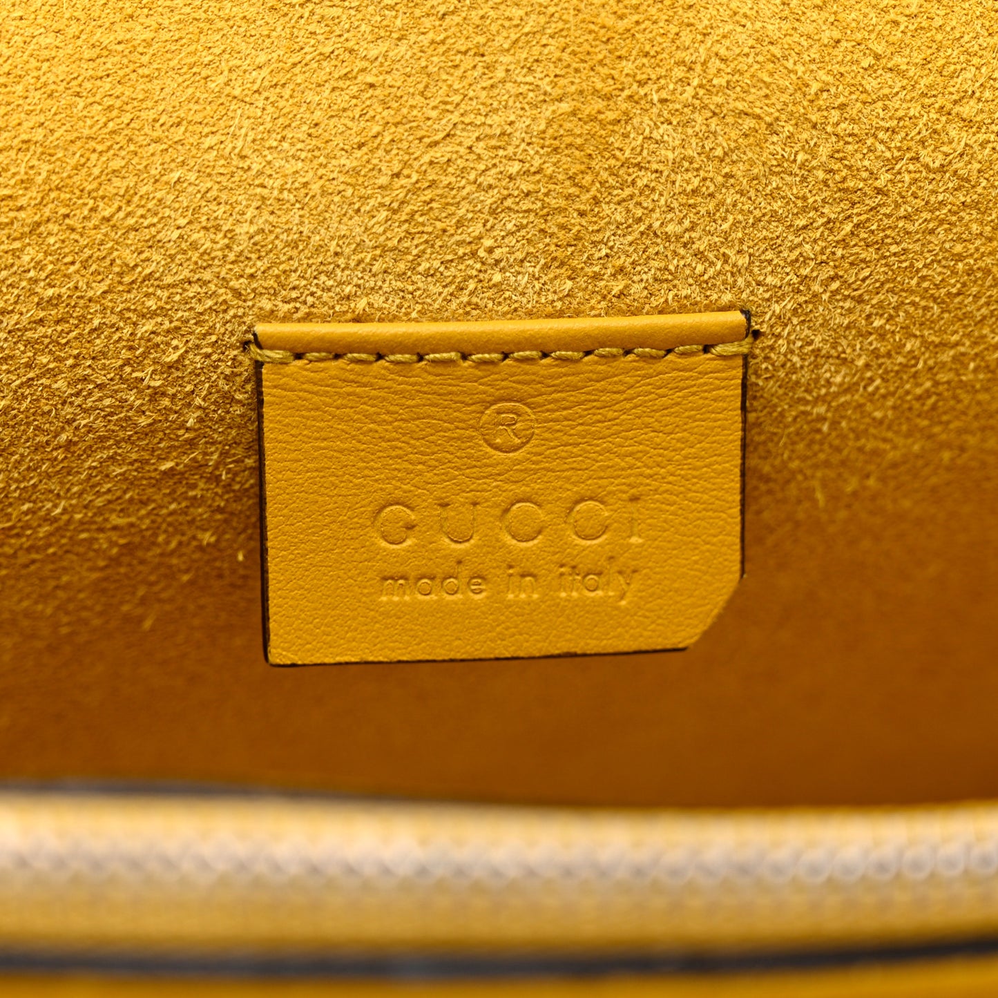 GG Supreme Monogram Crystal Bow Embroidered Small Dionysus Shoulder Bag Yellow