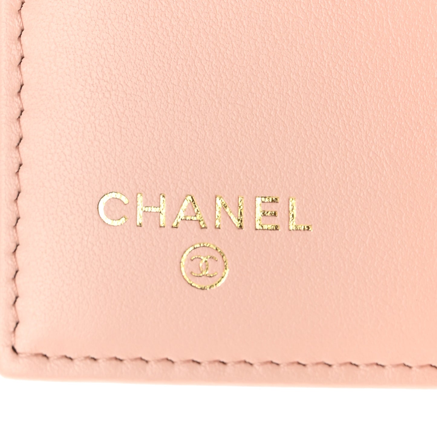Caviar Quilted Medium Flap Wallet Light Pink