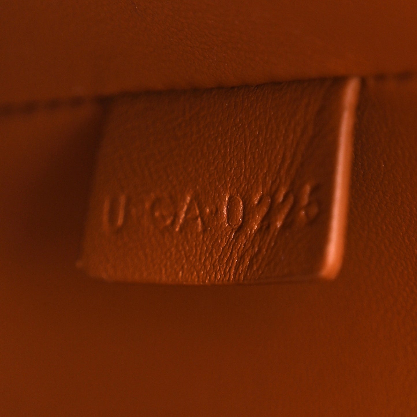 Smooth Calfskin Triomphe Small Louise Bag Tan