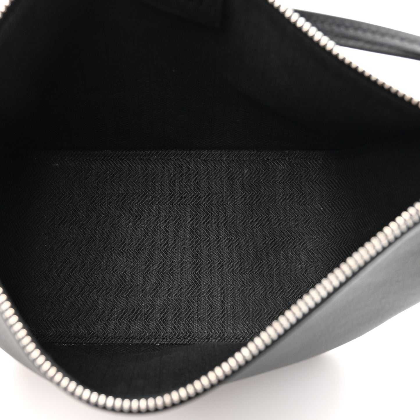 Calfskin Mini Hammock Hobo Black