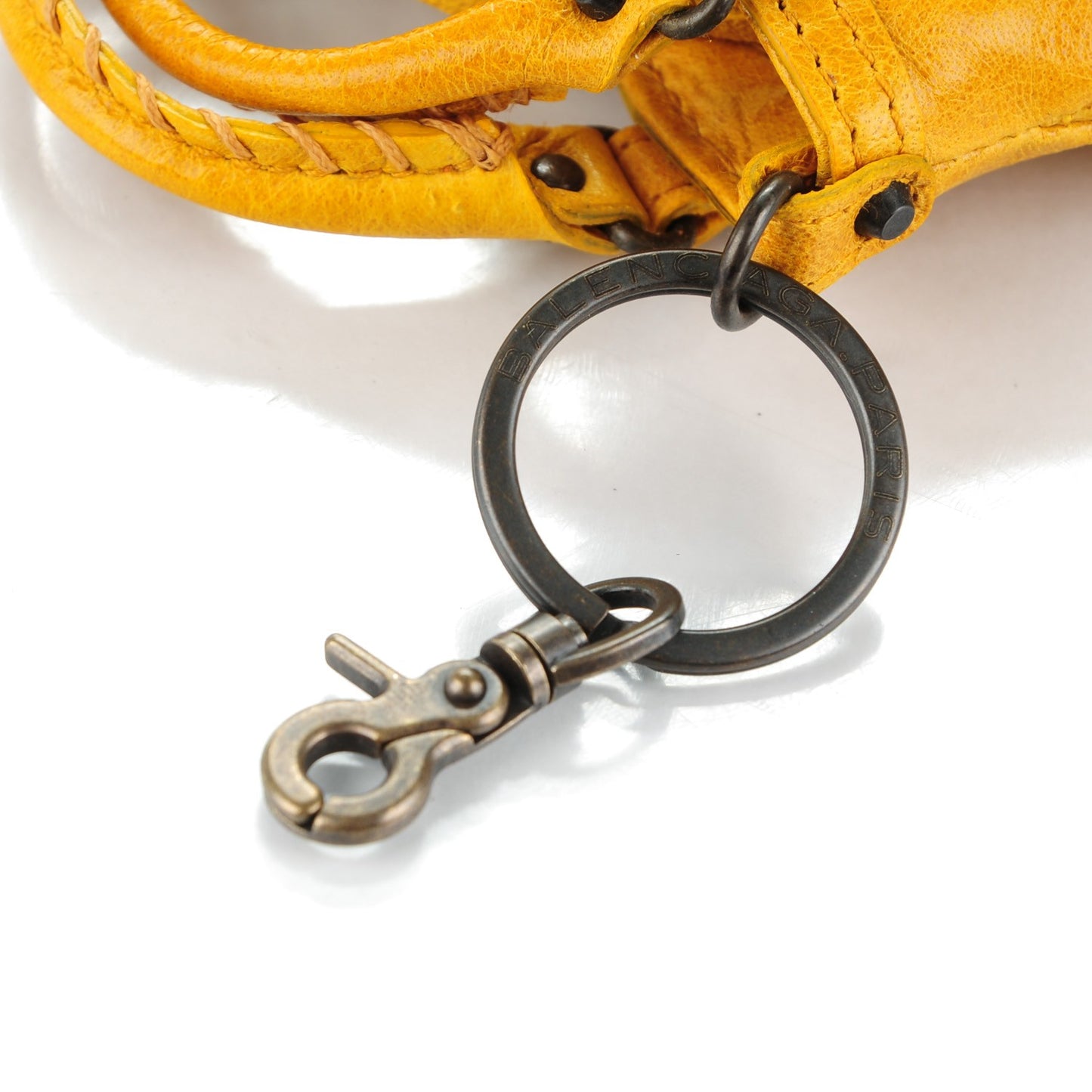 Agneau Mini First Bag Charm Jaune Epi