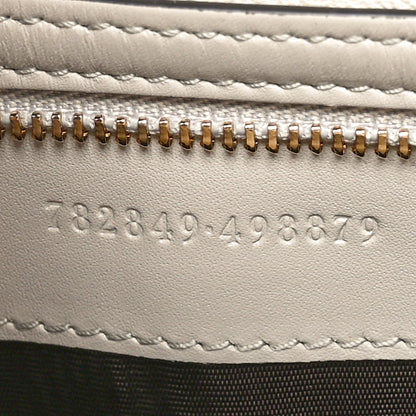 Gucci Ancora Calfskin Web Small Jackie Shoulder Bag Light Grey 7 of 10
