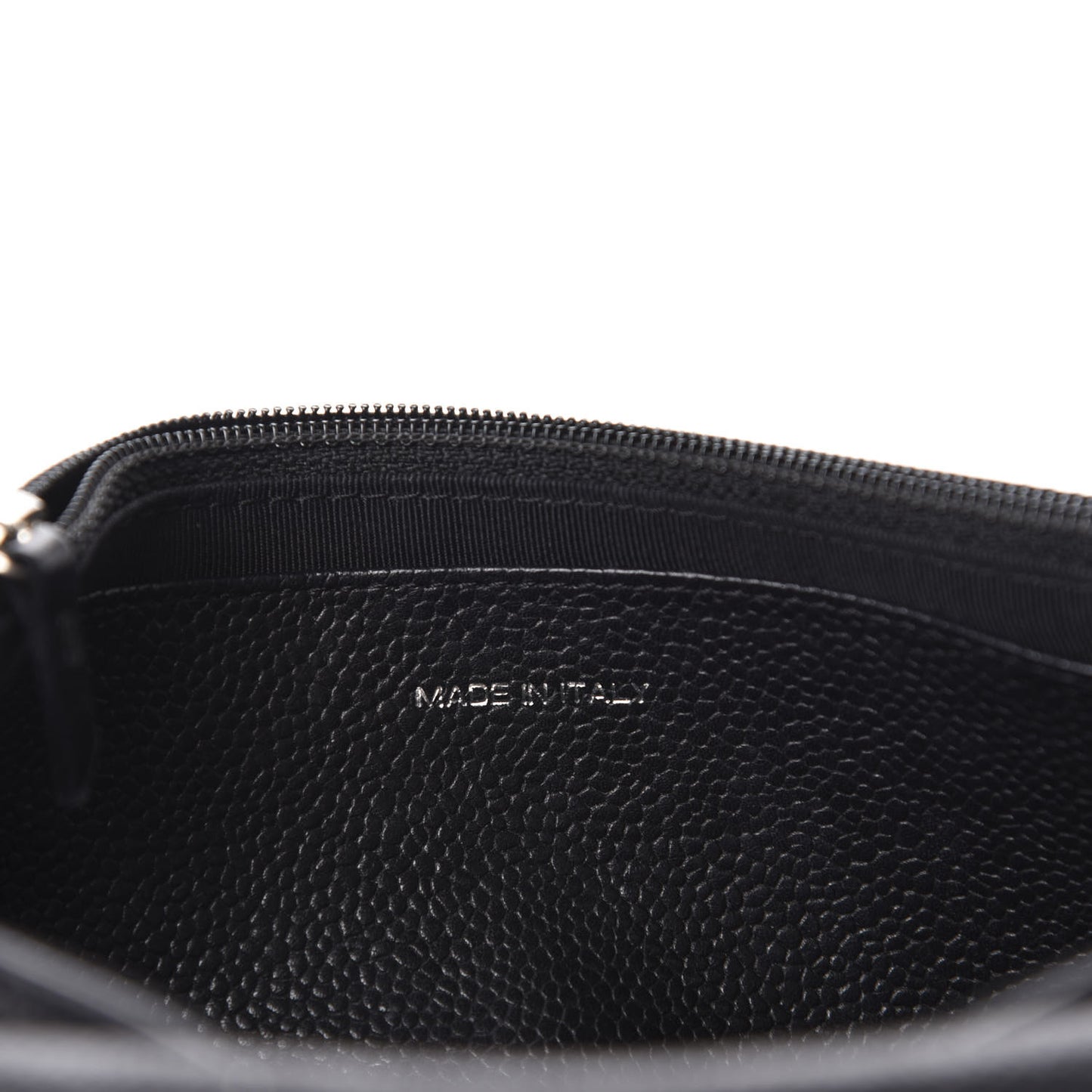 Caviar Half Moon Wallet On Chain WOC Black
