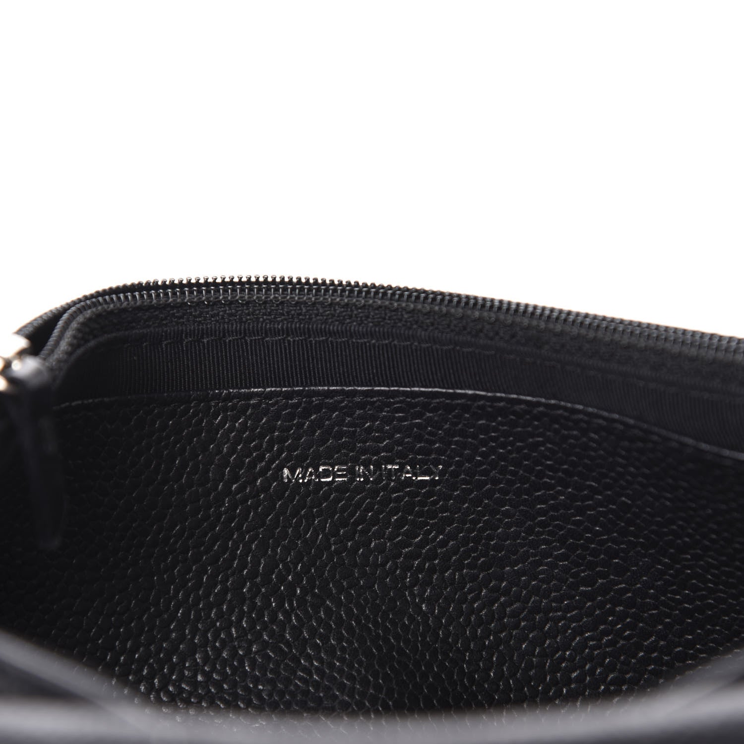 Chanel Caviar Half Moon Wallet On Chain WOC Black 9 of 12