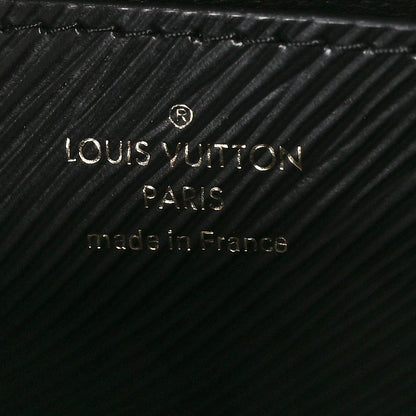 Louis Vuitton Epi Twist Braided Strap Shoulder Bag MM Black 7 of 10