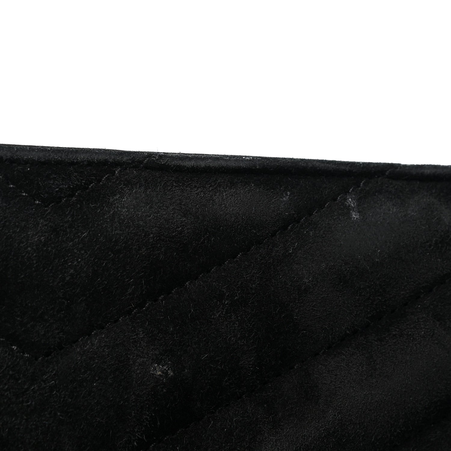 Saint Laurent Suede Y Quilted Monogram Medium Loulou Chain Satchel Black 12 of 13