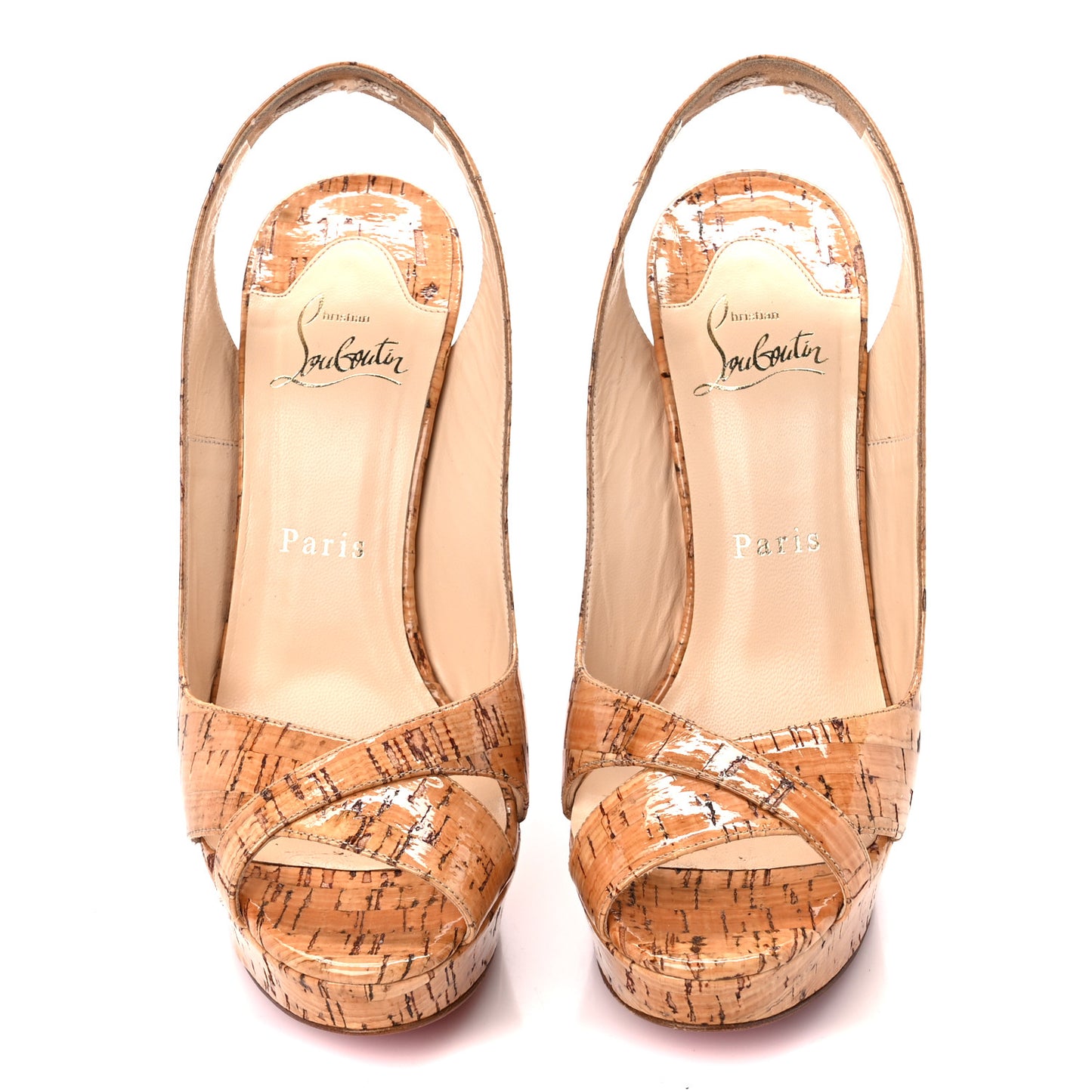 Cork Lucido Marple Town 140 Wedges 37.5 Natural
