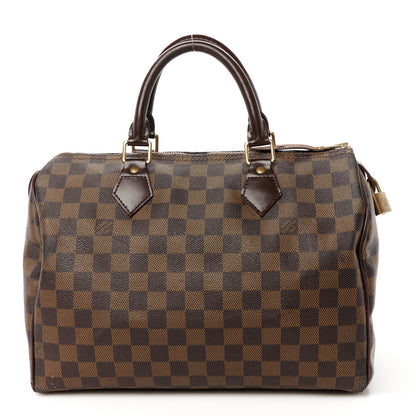 Louis Vuitton Damier Ebene Speedy 30 1 of 14