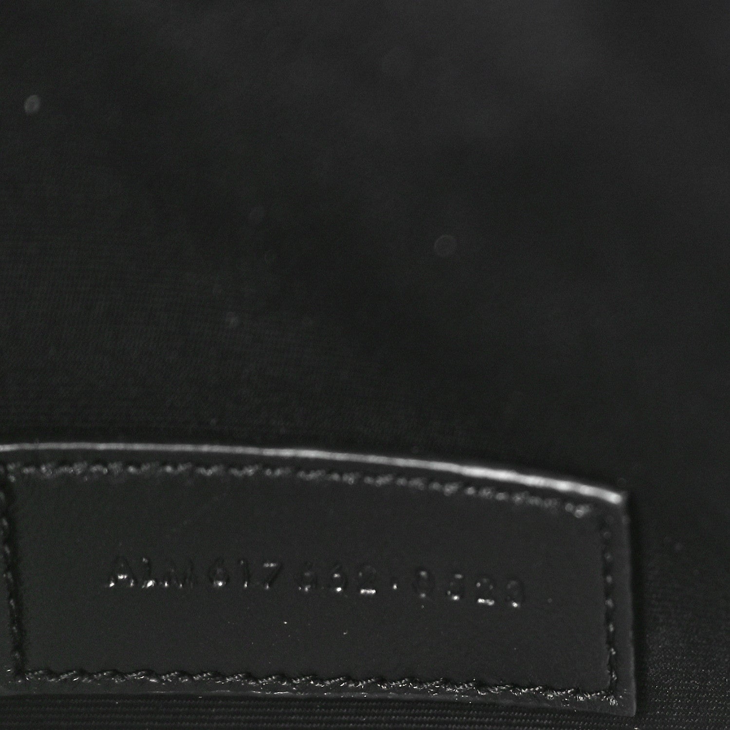Saint Laurent Grain De Poudre Matelasse Chevron Monogram Envelope Clutch Black 6 of 8