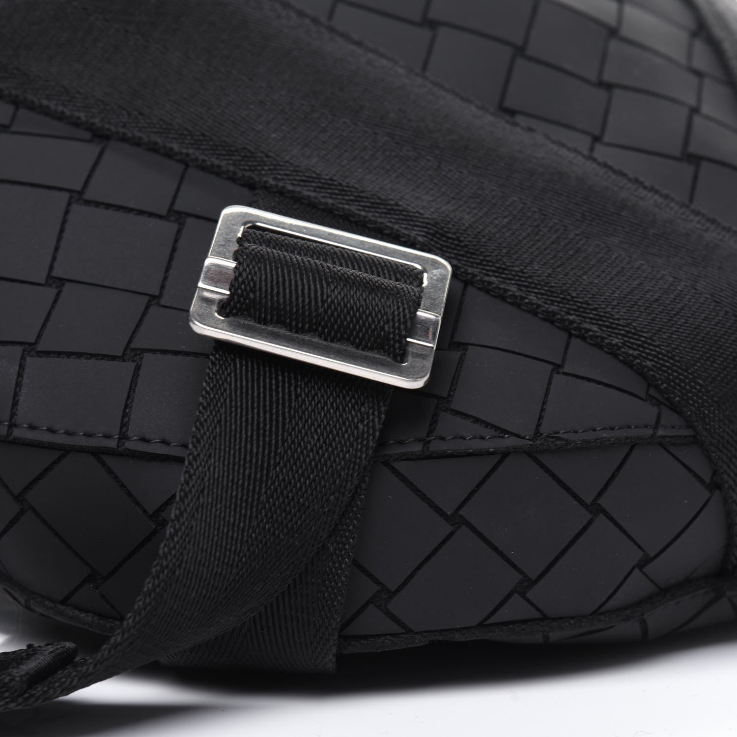 Bottega Veneta Nappa Intrecciato Carved Panels Belt Bag Black 9 of 14
