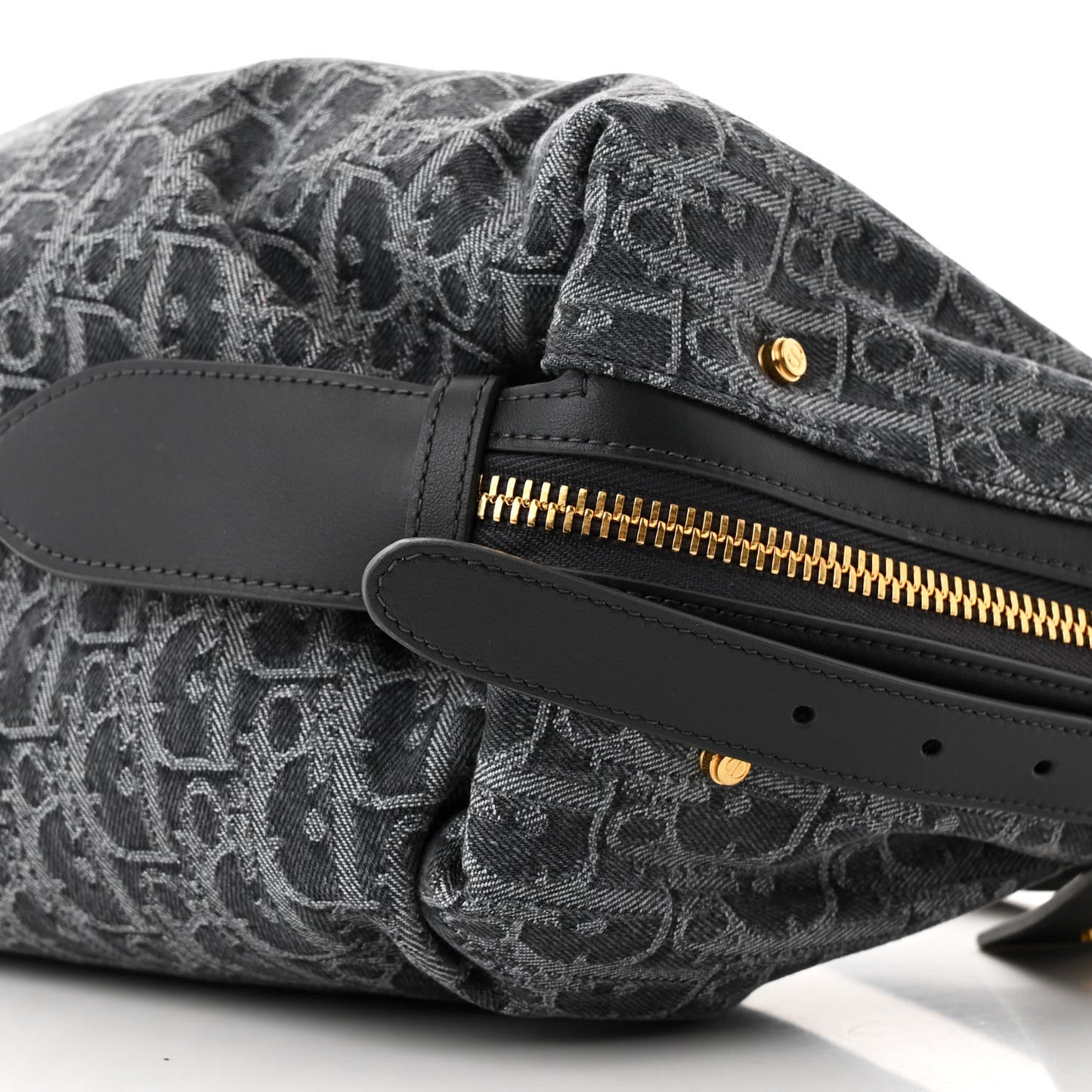 Oblique Denim Medium D-Journey Bag Grey