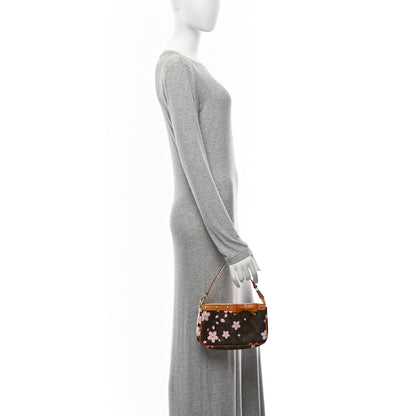 Louis Vuitton Monogram Cherry Blossom Pochette Accessories Brown 2 of 10