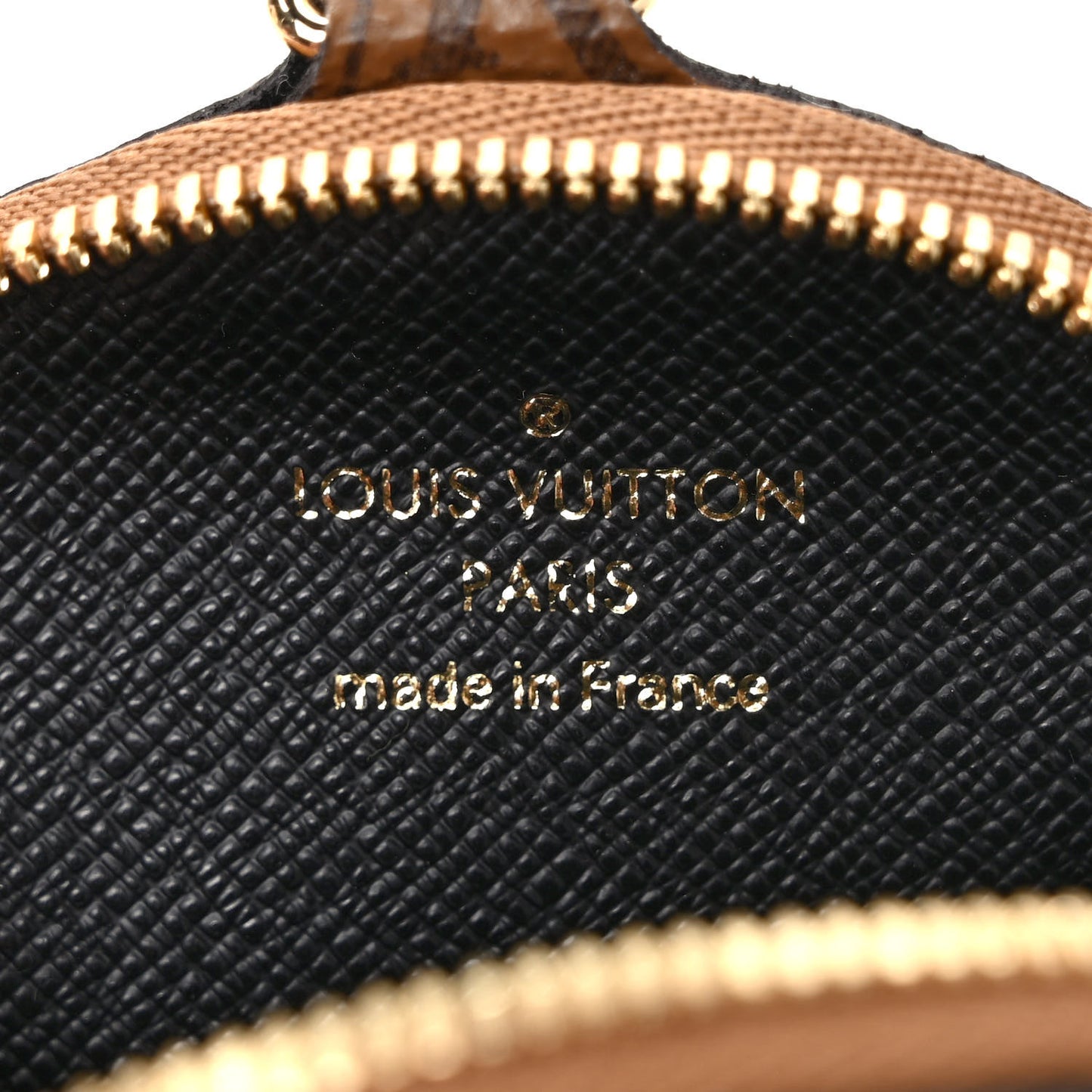 Reverse Monogram Bandouliere Round Coin Purse
