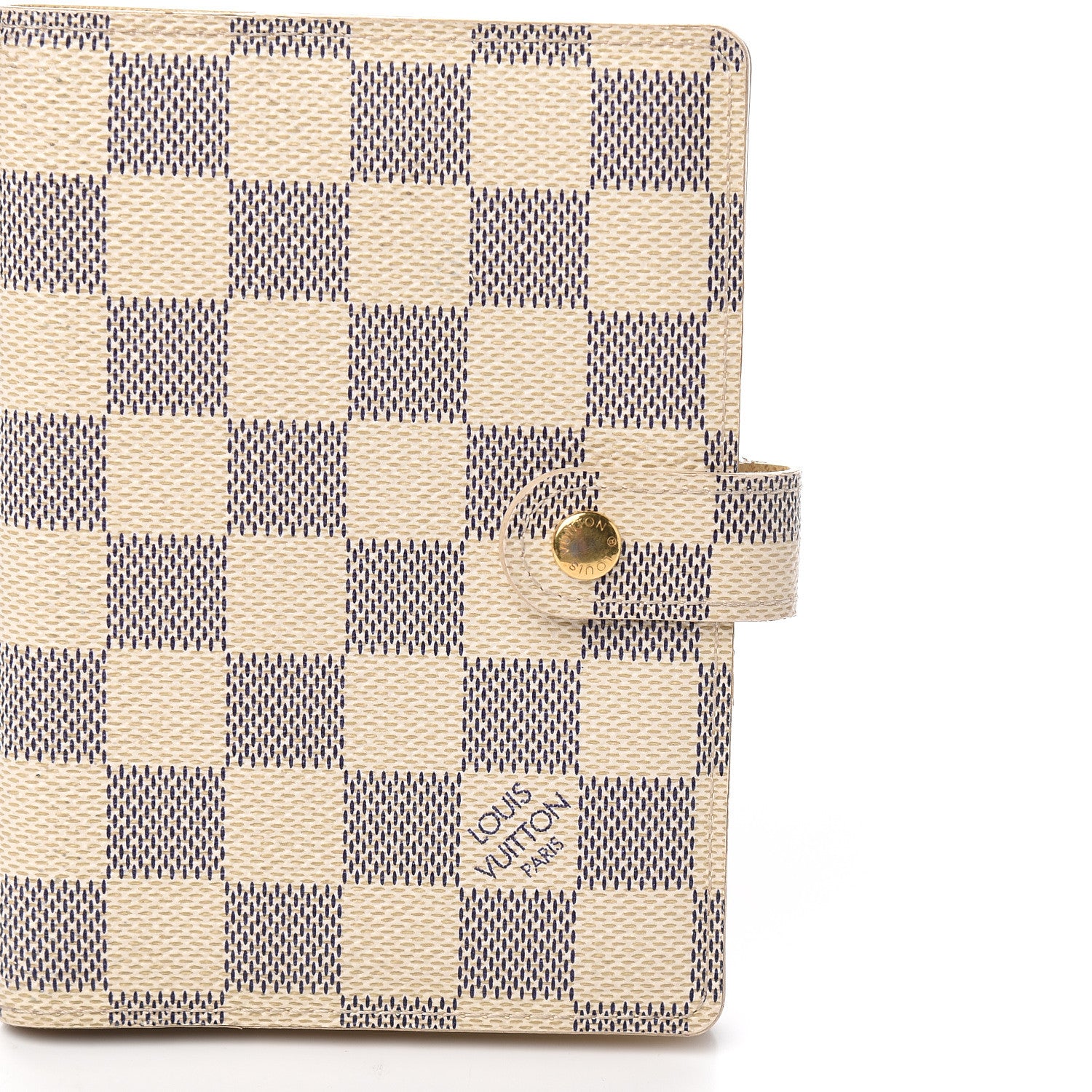 Louis Vuitton Damier Azur Small Ring Agenda Cover 7 of 7