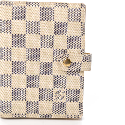 Louis Vuitton Damier Azur Small Ring Agenda Cover 7 of 7
