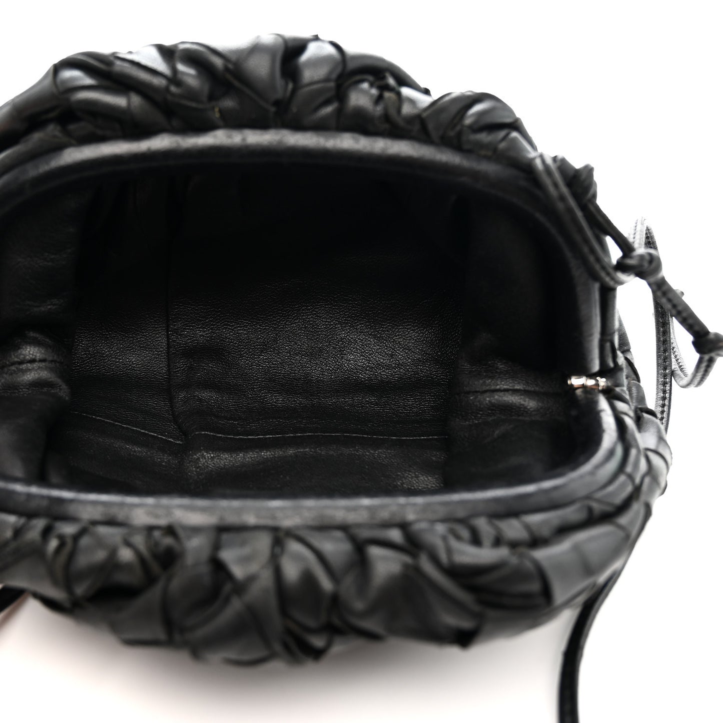 Nappa Intrecciato The Mini Pouch Black