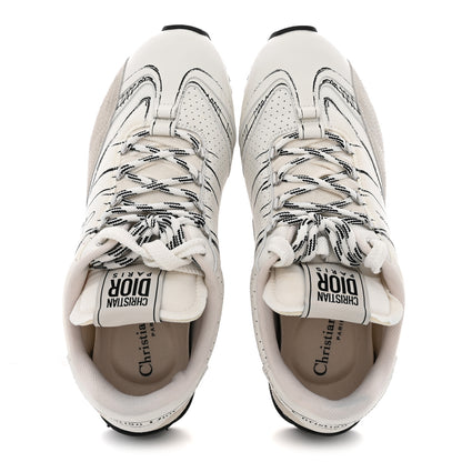 Christian Dior Calfskin Nylon Womens D-Sketch Sneakers 39 White 2 of 11