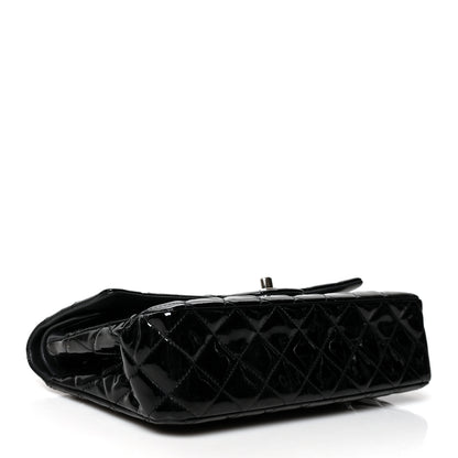 Chanel Patent Quilted Medium Double Flap Black 4 of 11